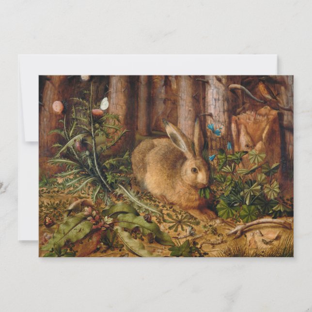 Uma lebre na floresta | Hans Hoffmann (Frente)