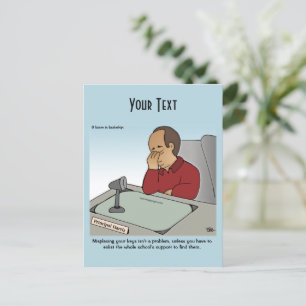 Uma lição no cartão postal de liderança