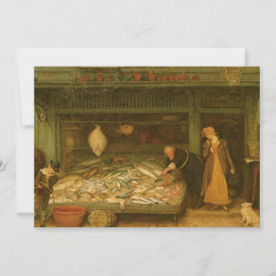 Uma loja de peixeiro por Frederick Walker