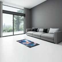 Uma Lua Chinesa Voando Entre Blossomas De Cereja