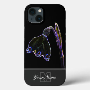 Uma macro de neon-Pop-Art florescente com Monogram