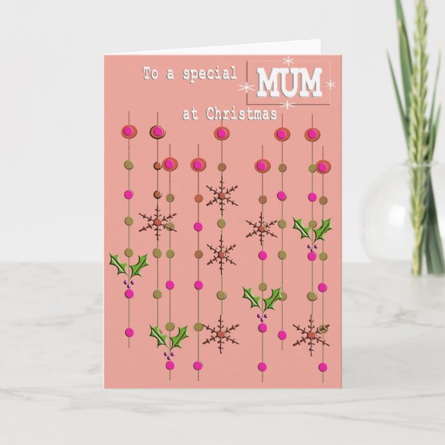 Uma MÃE especial Cartão NATAL (Frente)