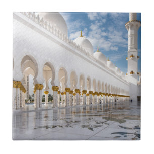 Uma mesquita em Abu Dhabi