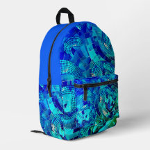 Uma mochila colorida, uma espécie de