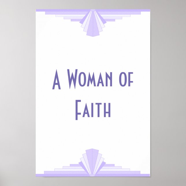 Uma Mulher de Fé Poster (Frente)