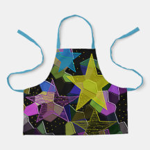 "Uma Noite Estrelada" Impressão Apron