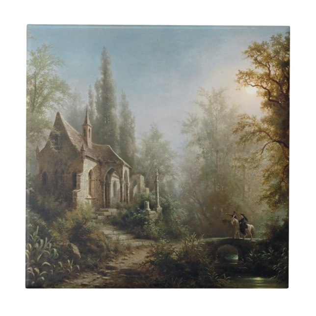 Uma Noite Lua Sobre Capela e Cavaleiros - Rieger (Frente)