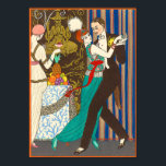Uma noite no decadente Poster de Arte de Paris<br><div class="desc">Uma noite no decadente poster de Paris. Art Deco impressão de 1914. O artista francês Georges Barbier foi um dos ilustradores excelentes trabalhando na França de Paris na 1920. Ele frequentemente retratava cenas da vida noturna parisiense. Uma noite em Paris decadente mostra um casal francês dançando em uma festa. A...</div>