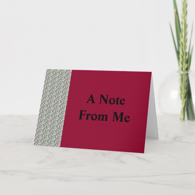 Uma Nota Do Cartão De Nota Me (Frente)