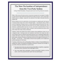 Uma Nova Declaração de Independência