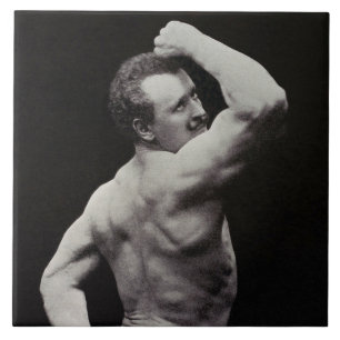 Uma Nova Pose de Homens Fortes Eugen Sandow Muscul