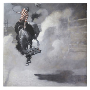 “Uma Nuvem de Poeira” Arte Ocidental por NC Wyeth