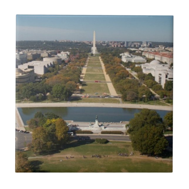 Uma opinião da paisagem do Washington DC (Frente)