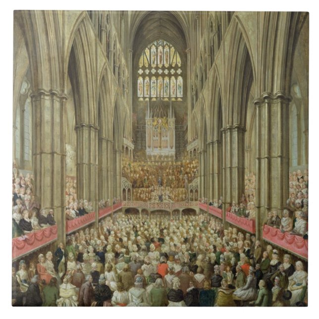 Uma opinião interior a abadia de Westminster no (Frente)