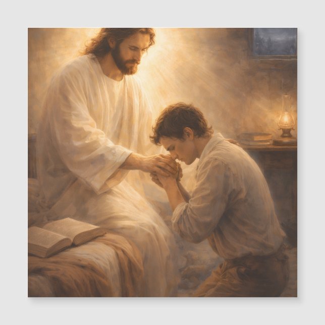 Uma Oração de Joelhos com Jesus (Frente)