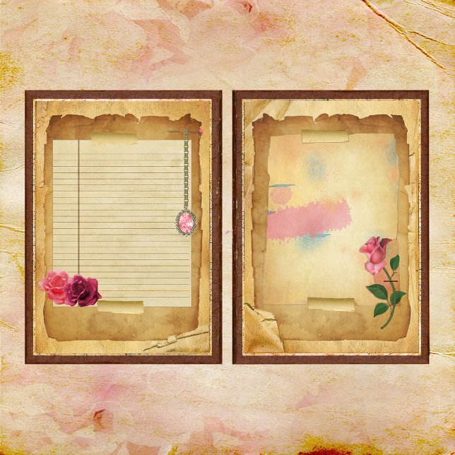 Uma página de toque de Diário rosa (Criador carregado)