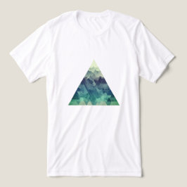 Uma paisagem de montanha triangular geométrica