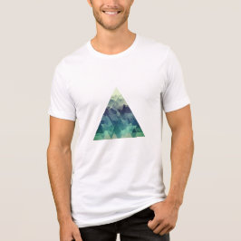 Uma paisagem de montanha triangular geométrica