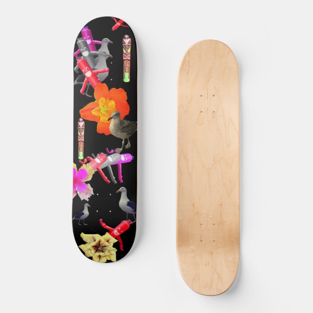 Uma Parada no Paraíso Skateboard (Frente)