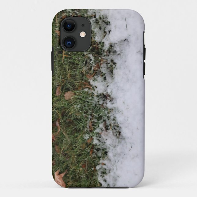 Uma pequena capas de iphone de neve (Verso)