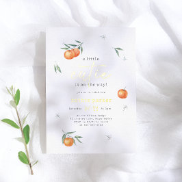 Uma pequena cruz está no caminho do Chá de fraldas