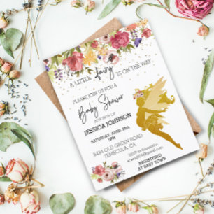 Uma Pequena Fada está a caminho do Chá de fralda