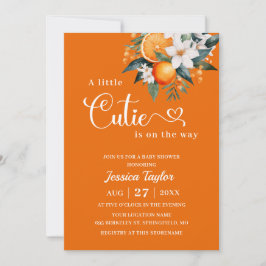 Uma pequena utilidade no convite para o Chá de fra