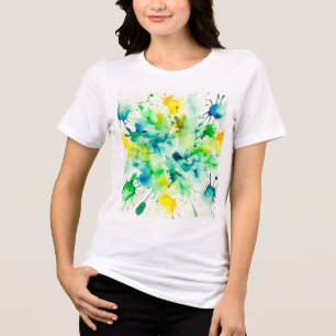 Uma pintura aquosa colorida