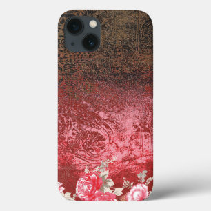 uma pintura vermelha e preta com um fundo vermelho