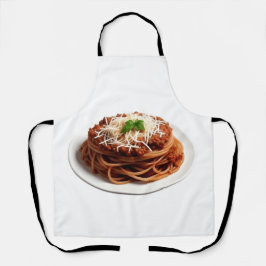 Uma Placa de Espaguete Bolonha com Queijo no Topo