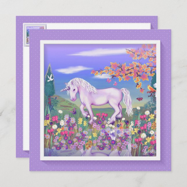 Uma placa de vazio de Paraíso Roxo (Frente/Verso)