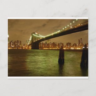 Uma ponte do cartão postal do Brooklyn