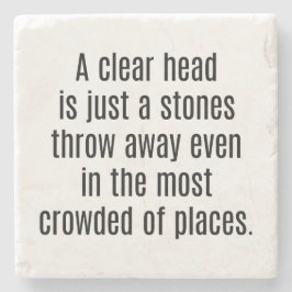 Uma Porta copos de Pedra do Mármaco