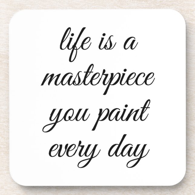 Uma Porta copos plástica Duro-mestre (Frente)