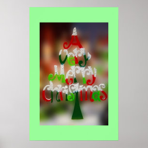 Uma Poster de Natal Muito Feliz
