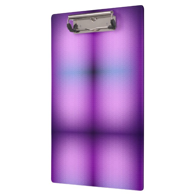 Uma prancheta com um roxo gradiente suave (Esquerda)