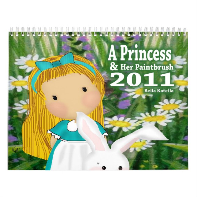 Uma princesa e seus calendários do pincel 2011 (Capa)