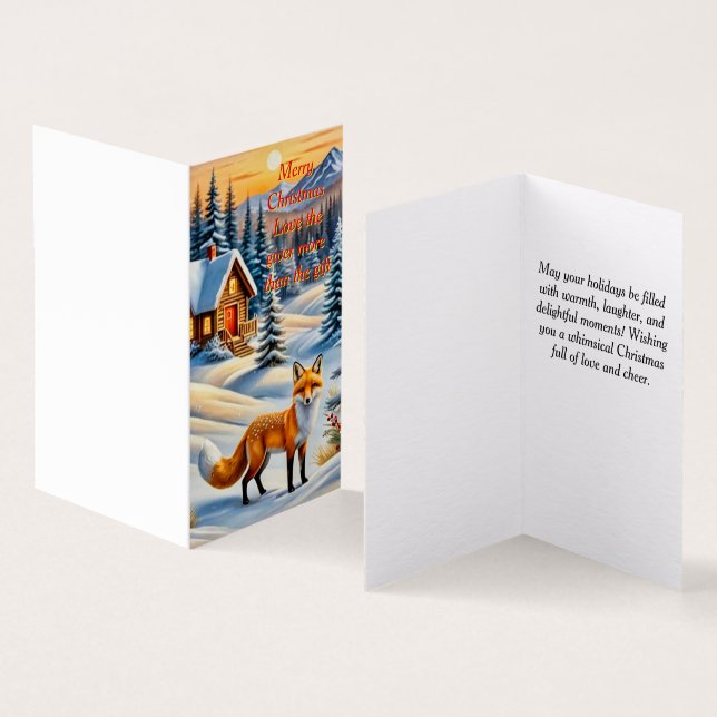 Uma Raposa e uma cabana confortável (Interior e exterior)