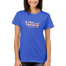 Uma Raposa no Fairway - Feminino - Camisa Azul