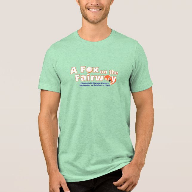 Uma Raposa no Fairway - Masculino - Camisa Verde C (Frente)