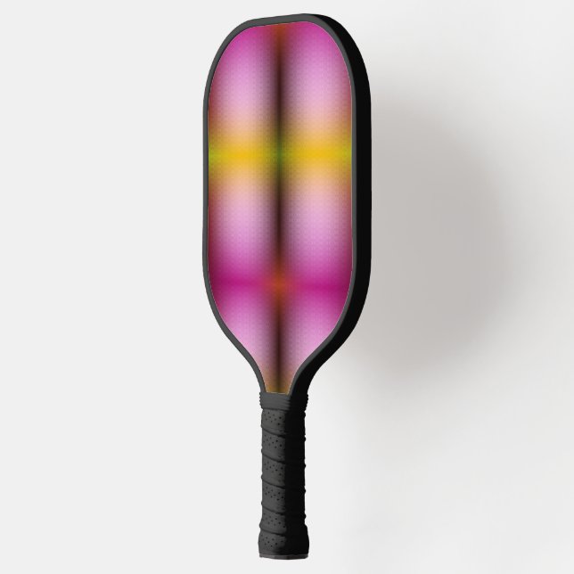 Uma raquete de pickleball apresenta um vibrante (Left)