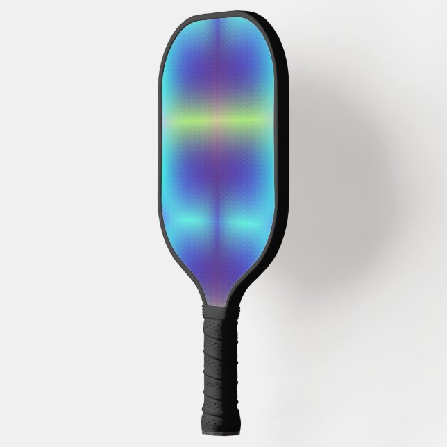 Uma raquete de pickleball com um design gradiente  (Left)