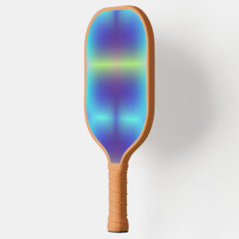 Uma raquete de pickleball com um vibrante