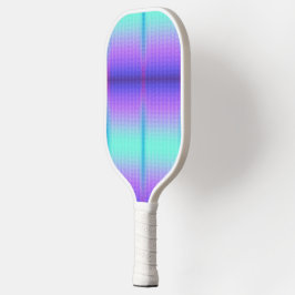 Uma raquete de pickleball com um vibrante