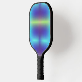 Uma raquete de pickleball com uma empunhadura pret