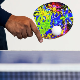 Uma Raquete de Ping Pong Decorada