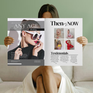 Uma revista engraçada qualquer convite de aniversá