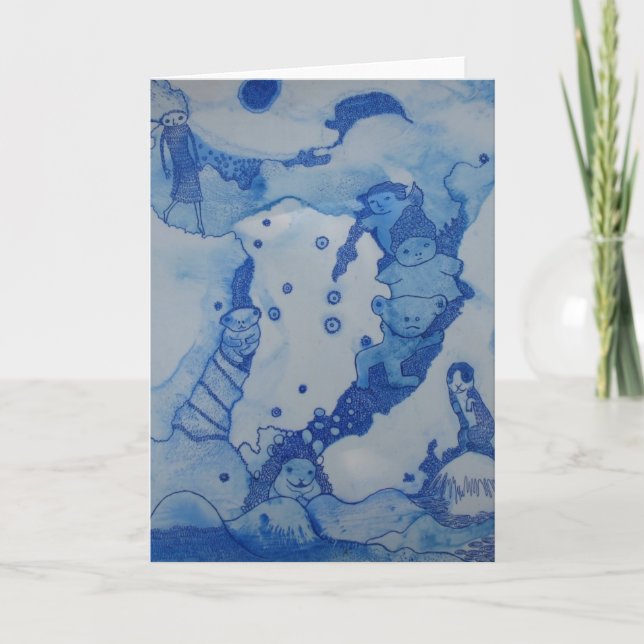 Uma ruptura no cartão das nuvens (Frente)