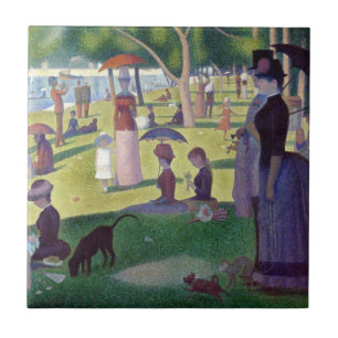 Uma tarde de domingo em La Grande Jatte por Seurat