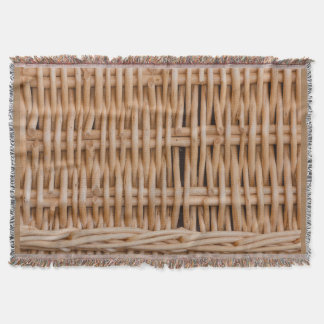 uma trama de um cesto em Cobertor de Lançar